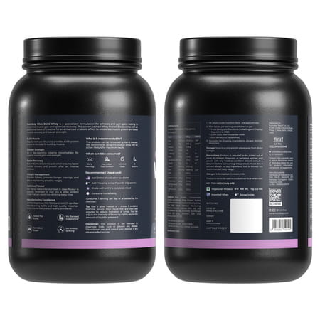 Nutrabay Pro Nitro Build Whey Protein - 1kg | Rich Milk Chocolate - 22 Servings | For Men And Women