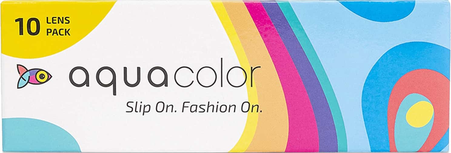 Aquacolor Icy Blue Daily Disposable Color Lenses (10 Lens /Box /Plano ) (0)
