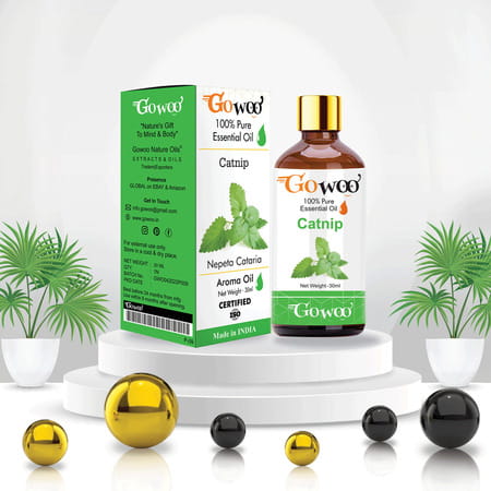 Go Woo 100% Pure Catnip Oil Virgin & Undiluted 30 Ml