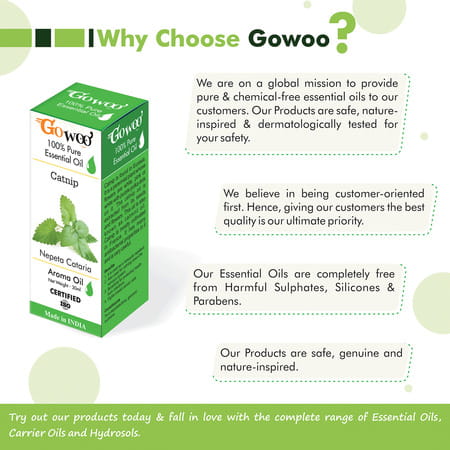 Go Woo 100% Pure Catnip Oil Virgin & Undiluted 30 Ml