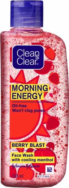 Clean & Clear Morning Energy Berry Blast Face Wash Bottle Of 150 Ml
