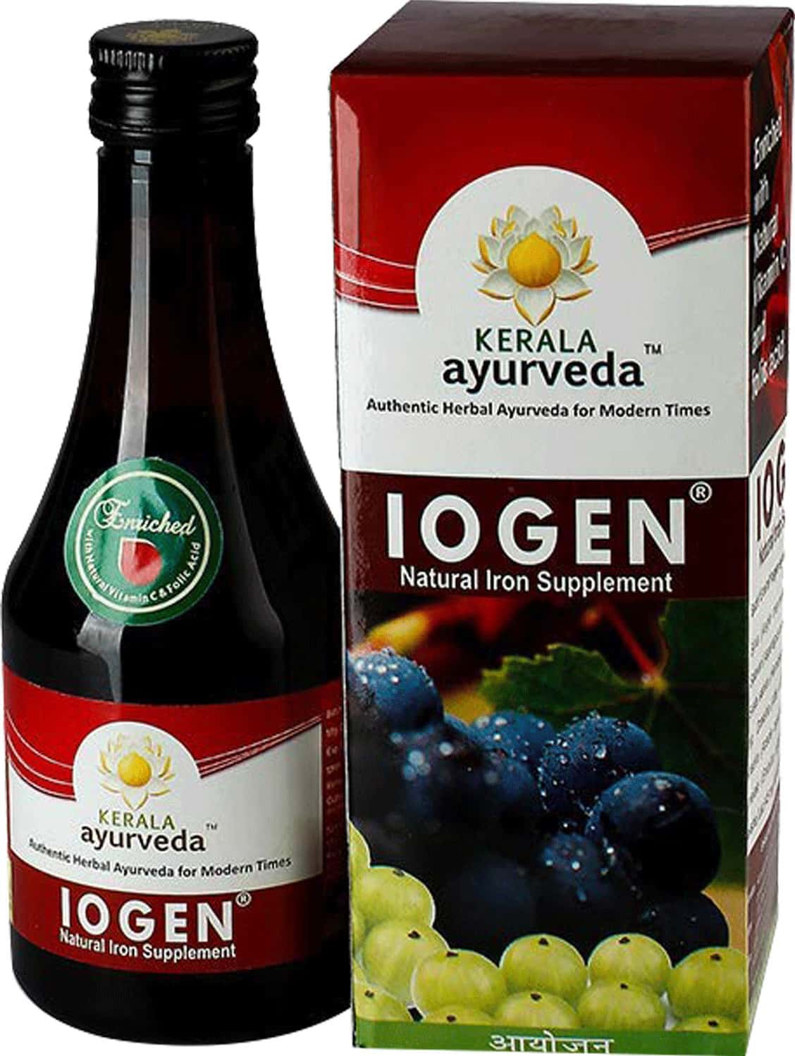 Kerala Ayurveda Iogen Iron Syrup 200 Ml | Helps Improve Hemoglobin Levels & For Daily Energy