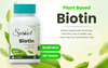 Sprowt Plant Based Hair Growth Biotin Tablets (10000Mcg) | Strong, Thick, Shiny Hair & Healthy Skin
