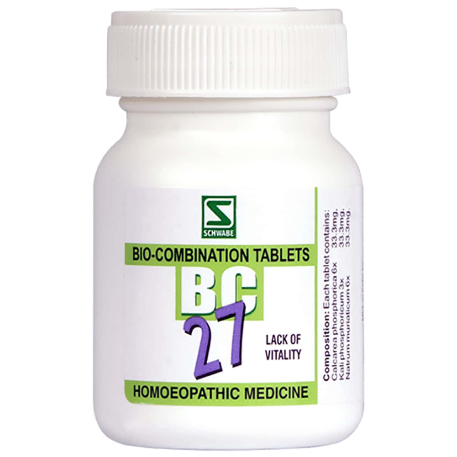 Dr. Willmar Schwabe India Bio-combination 27 (bc 27) Tablet 20 No's
