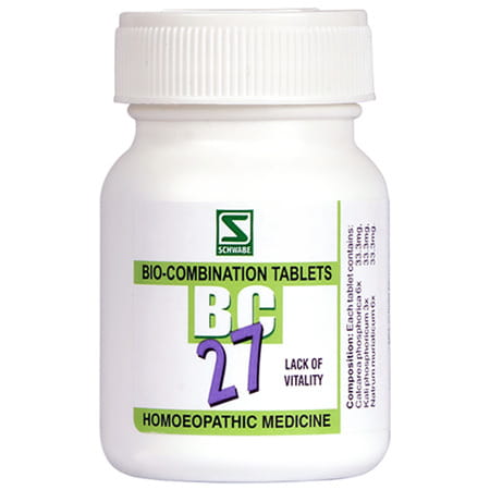 Dr. Willmar Schwabe India Bio-Combination 27 (Bc 27) Tablet 20 No'S