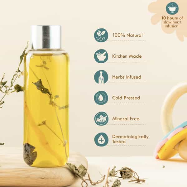 Nat Habit Brahmi Matsyakshi Summer Dasabuti Baby Hair & Scalp Oil - 110Ml
