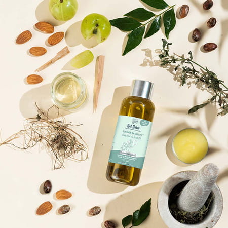 Nat Habit Brahmi Matsyakshi Summer Dasabuti Baby Hair & Scalp Oil - 110ml