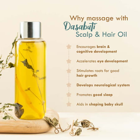 Nat Habit Brahmi Matsyakshi Summer Dasabuti Baby Hair & Scalp Oil - 110ml