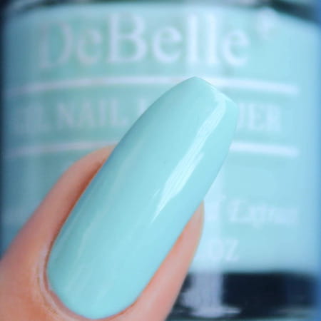 Debelle Nail Polish | Matte Finish | Dark Peach(Choco Latte) | Mint Blue(Mint Amour) | 16 Ml