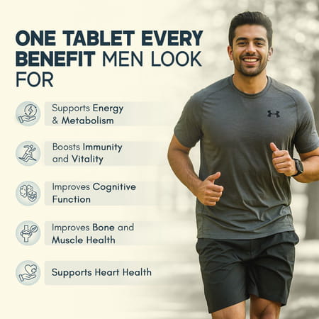 Rasayanam Multivitamin For Men | 52 Ingredients | Energy | Immunity & Health 120 Tablets (Pack Of 2)