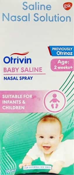 Otrivin Baby Saline Bottle Of 10Ml Nasal Spray