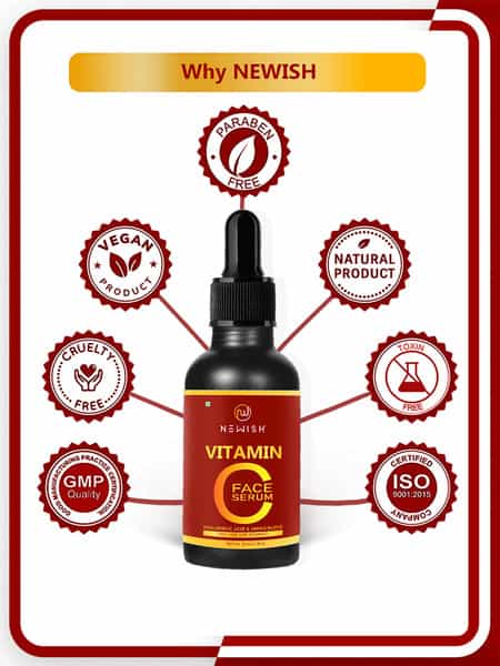 Newish Vitamin C Serum For Face Pigmentation And Oily Skin For Men And Women 30 Ml