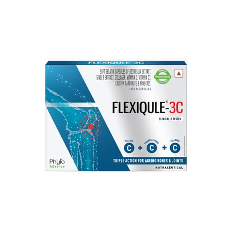 Flexiqule 3c Strip Of 10 Softgel Capsules