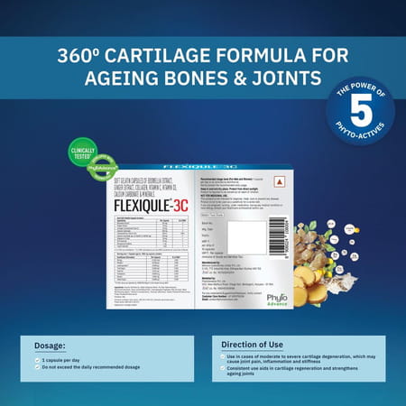 Flexiqule 3c Strip Of 10 Softgel Capsules