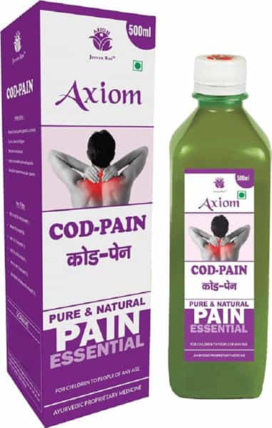 Axiom Aloevera Cod-Pain Juice|Helpful For Joint Pain|Relieves Backache|Shoulder Pain & Sprains-500Ml