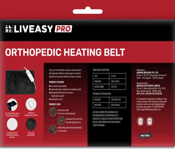 Liveasy Pro Orthopedic Heating Belt - Regular