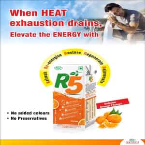 R5 Refreshing Orange Flavour Liquid 200 Ml