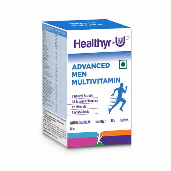 Healthyr-U Advanced Men Multivitamin Bottle Of 30 Tablets