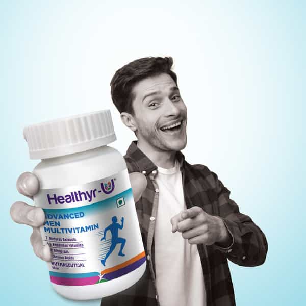 Healthyr-U Advanced Men Multivitamin Bottle Of 30 Tablets