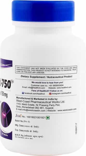 Healthvit Joint Need - 500 Tablets Bottle - 60