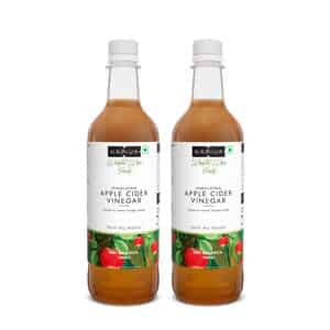 Kapiva Himalayan Apple Cider Vinegar With Mother 2 X 500ml | Helps With Digestion & Weight Care