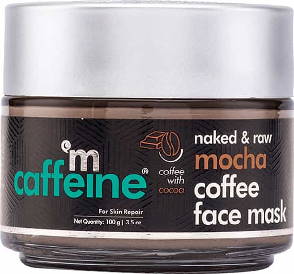 Mcaffeine Skin Repair Mocha Coffee Face Mask - Sebum Control Face Pack With Cocoa & Bentonite Clay