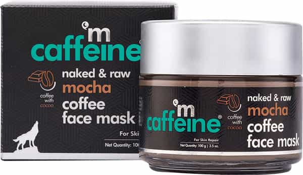 Mcaffeine Skin Repair Mocha Coffee Face Mask - Sebum Control Face Pack With Cocoa & Bentonite Clay