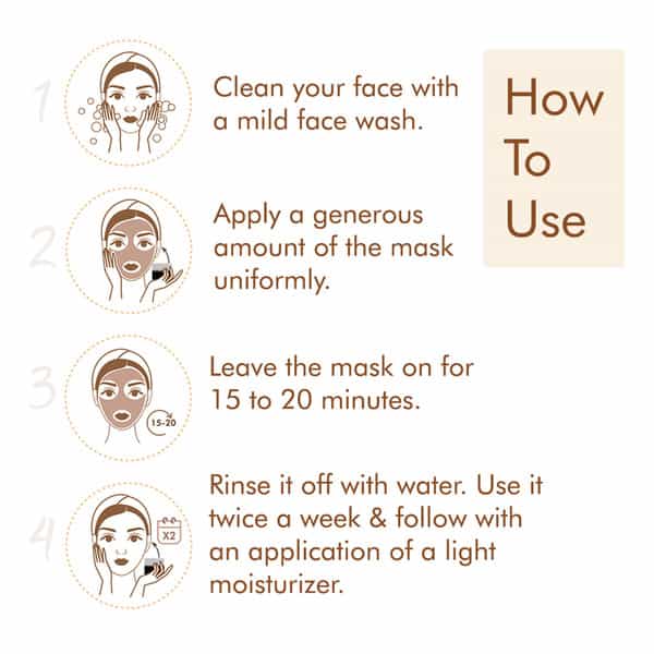 Mcaffeine Skin Repair Mocha Coffee Face Mask - Sebum Control Face Pack With Cocoa & Bentonite Clay