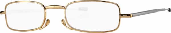 Klar Eye Folding Power Pocket Reading Glasses Men And Women Powers +0.75 To +3.50+3.50 Power Gold