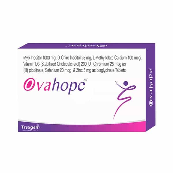 Trexgen Ovahope Pcos Myo-Inositol D-Chiro Inositol Tablets - 30 Tablets