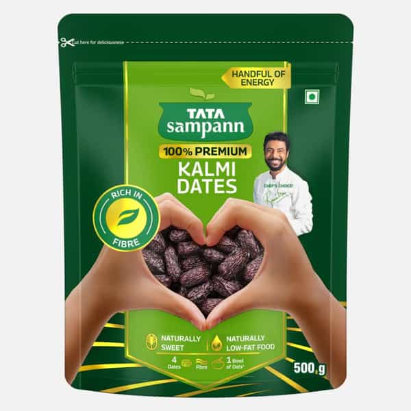 Tata Sampann Premium Kalmi Dates/Khajoor| 500G