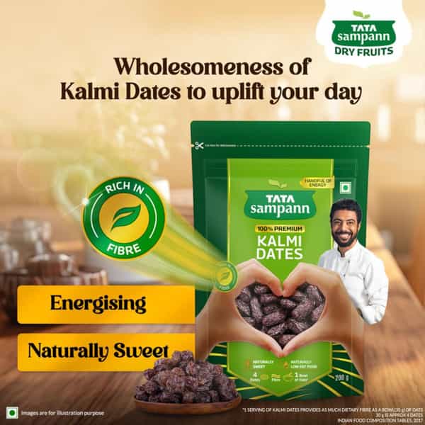Tata Sampann Premium Kalmi Dates/Khajoor| 500G