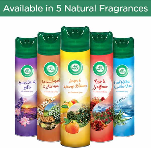 Airwick Room Air Freshener Spray - Cool Water & Aloe Vera 245Ml