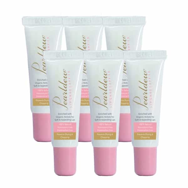 Pearldew Lip Care 10 Gm | With Rich Oils & Butters | Preservative Free (Pack Of 2)