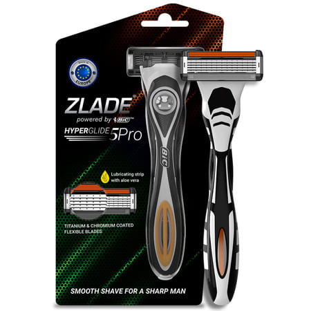 Zlade Hyperglide5 Pro Shaving Razor For Men - Sports Edition