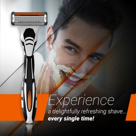 Zlade Hyperglide5 Pro Shaving Razor For Men - Sports Edition