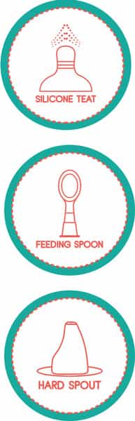 Buddsbuddy Elegant 3 In 1 Bottle (Feeding Bottle+Sipper+Cereal Feeder) - 125 Ml Pink