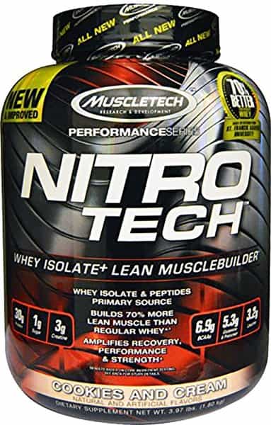 Muscletech Cookies And Cream Nitro Tech - 3000 Gm