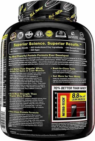 Muscletech Cookies And Cream Nitro Tech - 3000 Gm