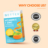 Bbetter Vitamin C+Zinc 60 Tablets Bottle