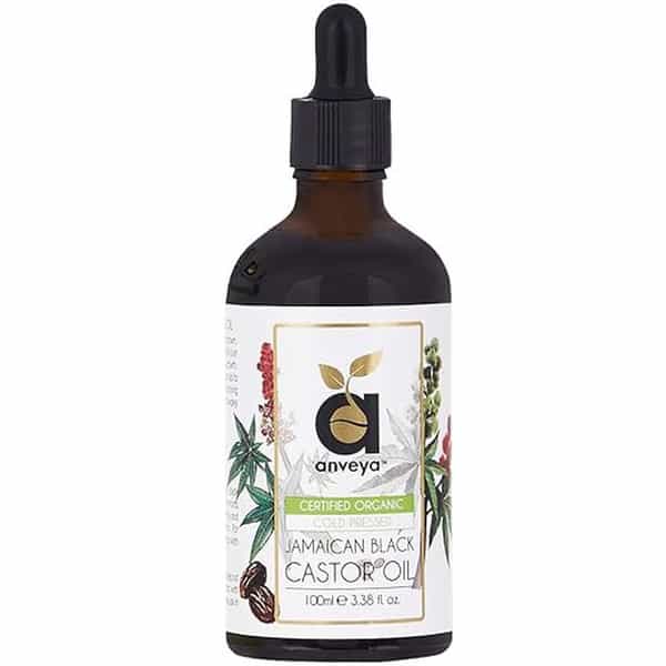 Anveya Jamaican Black Castor Oil Cold-Pressed Organic 100Ml