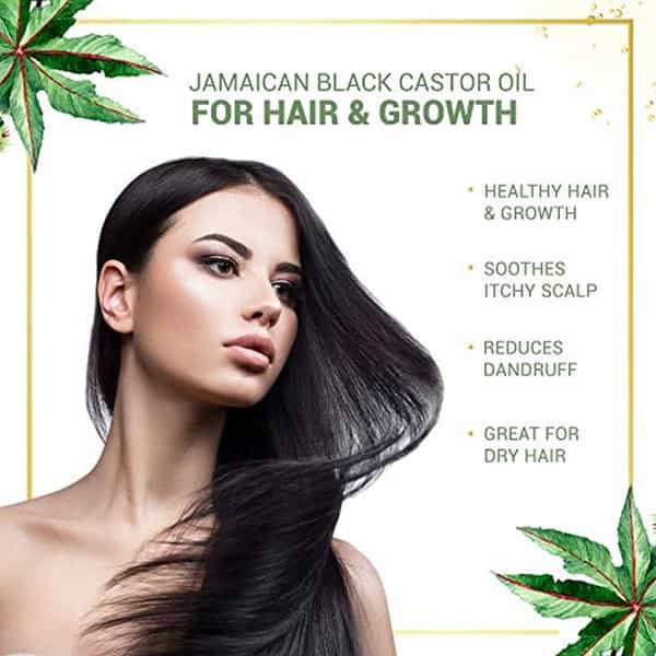 Anveya Jamaican Black Castor Oil Cold-Pressed Organic 100Ml
