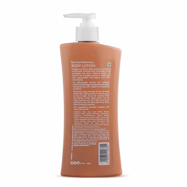Lotus Herbals Glow Rush Moisturising Body Lotion (Ecom - Mt) 400Ml