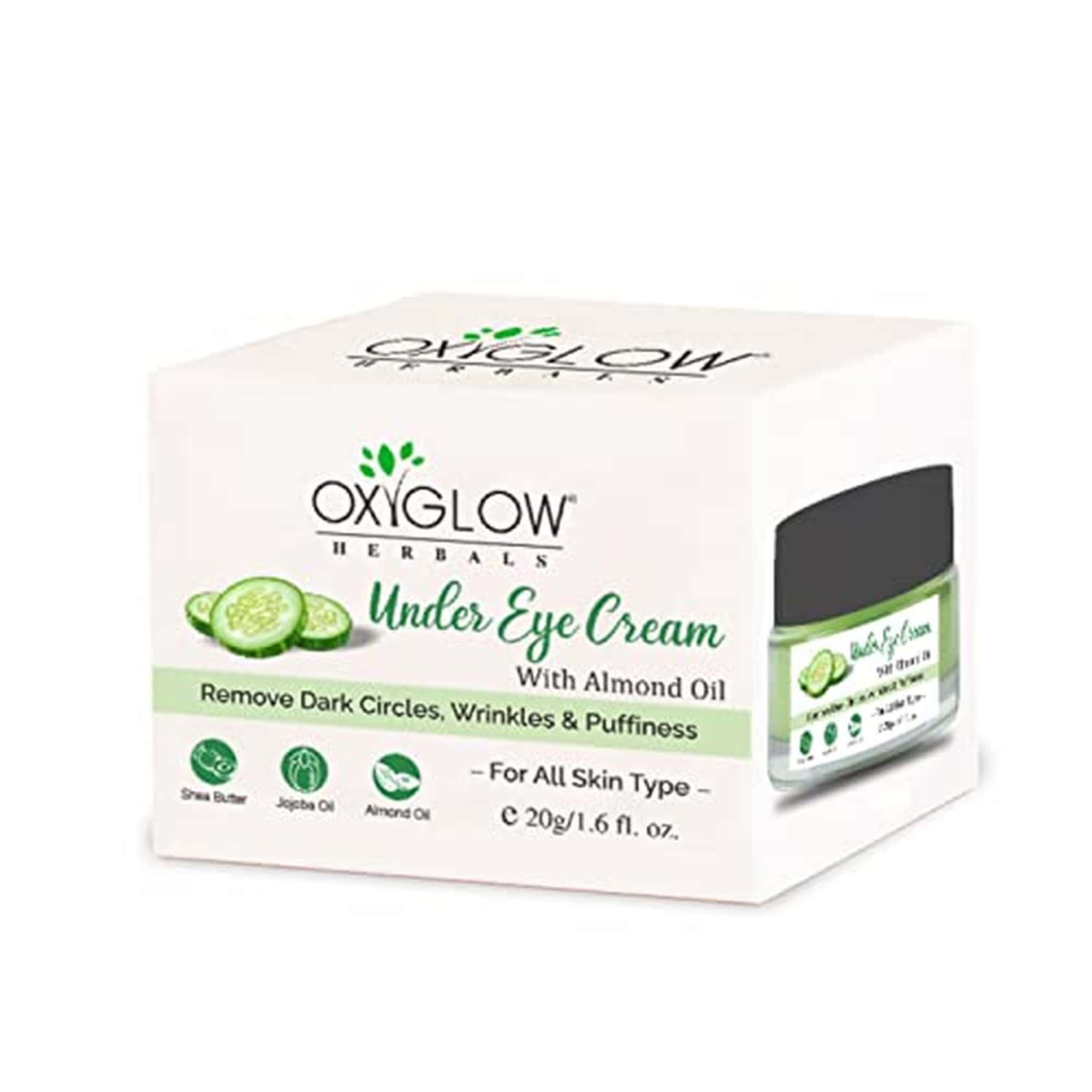 Oxyglow Herbals Under Eye Cream|Remove Dark Circles(Pack Of 1 20g)