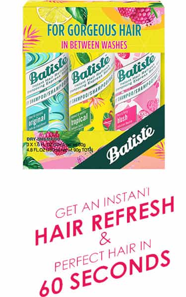 Batiste Dry Shampoo - 150Ml (Pack Of 3 X 50Ml)