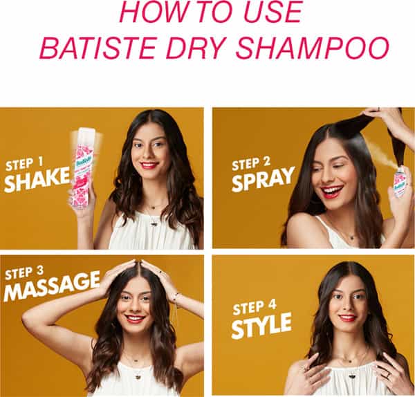 Batiste Dry Shampoo - 150Ml (Pack Of 3 X 50Ml)