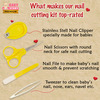Baby Story Bundle Of Joy For Your Baby- Combo Of 6 ( Grooming Kit Nibbler Bed Protector)-400G
