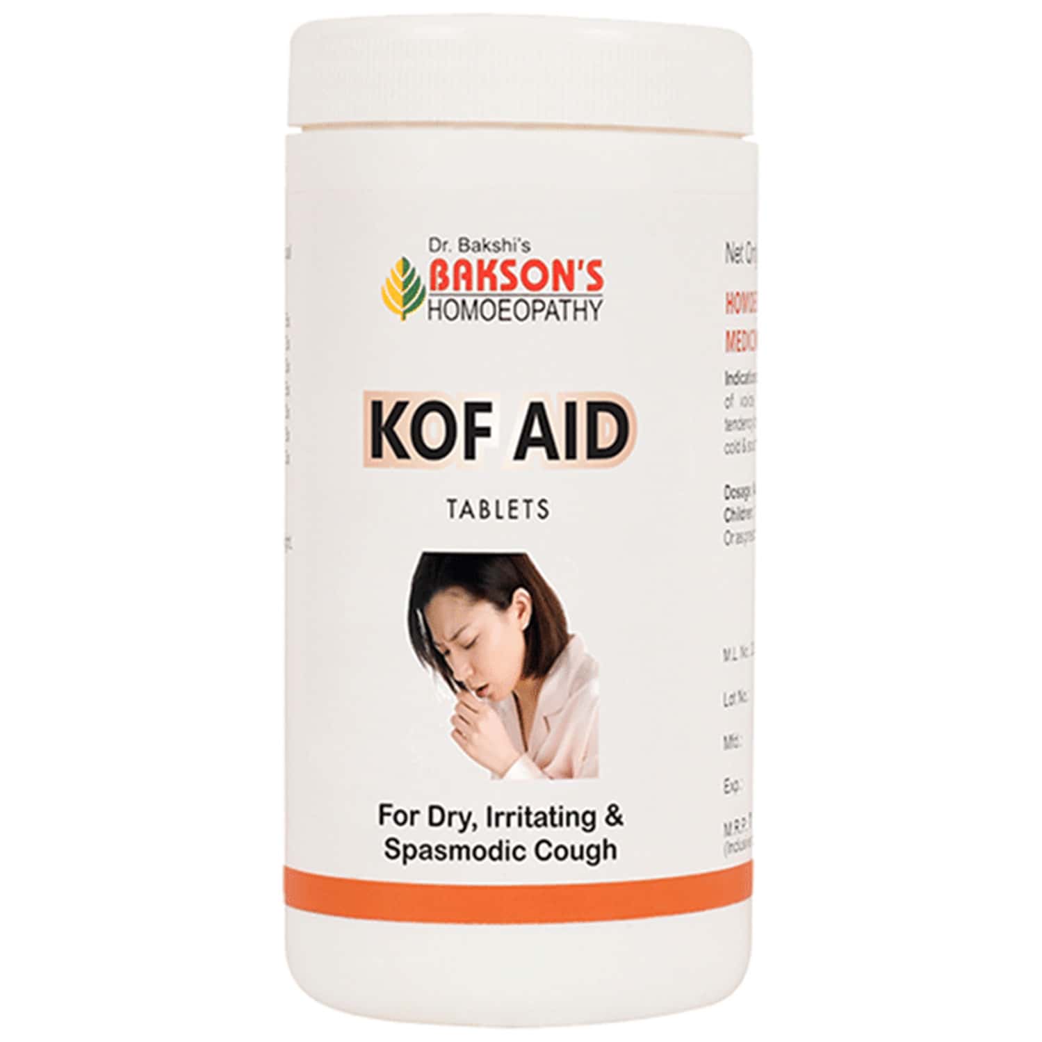 Baksons Homoeopathy Kof Aid Tablet 200 No's