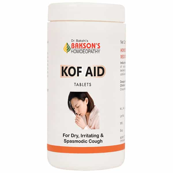 Baksons Homoeopathy Kof Aid Tablet 200 No's