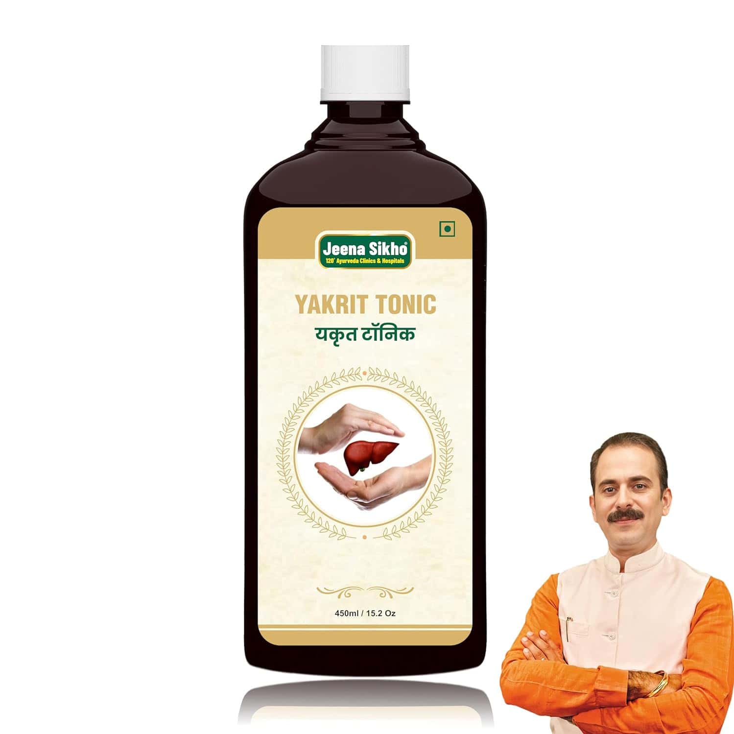 Jeena Sikho Yakrit Tonic | Liver Re-live Juice | Strengthen Liver Health | Sugar-free | 450 Ml